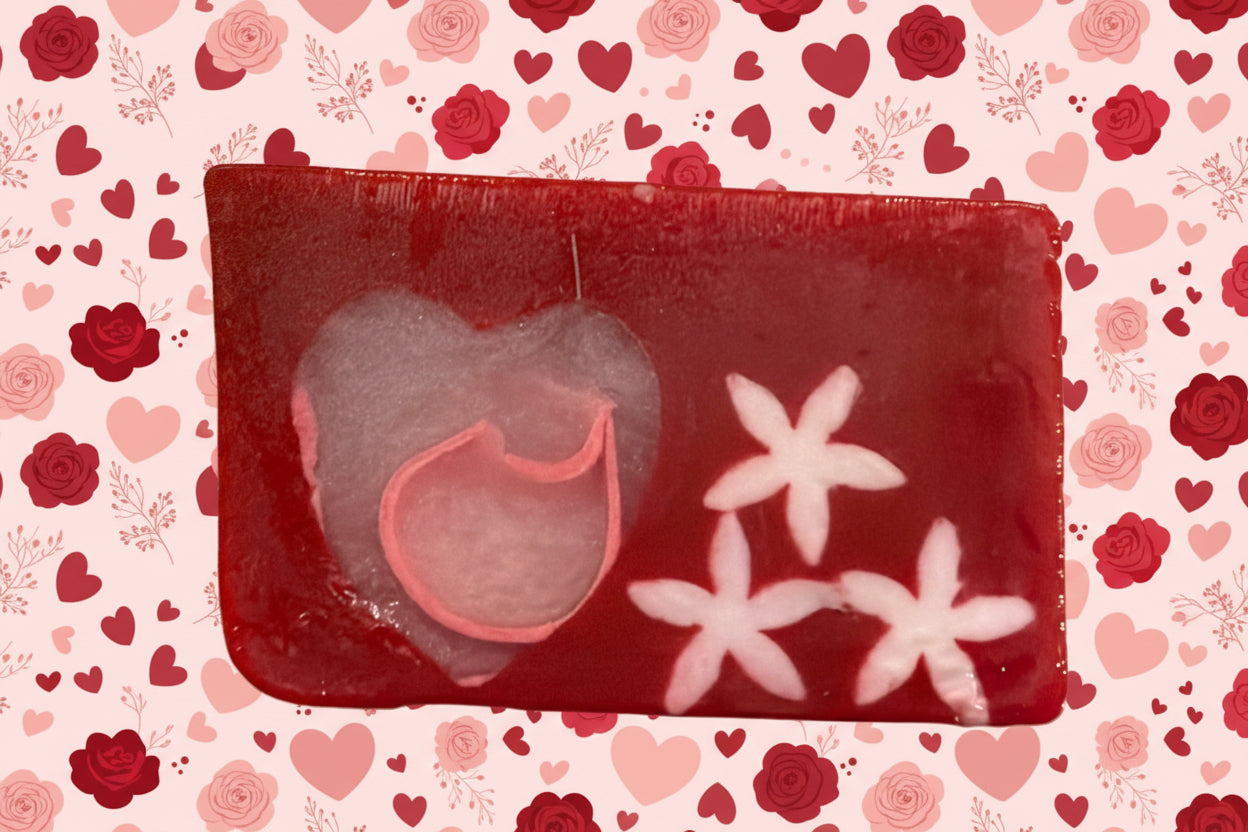 Flowers & Hearts Crafted Bar Soap
