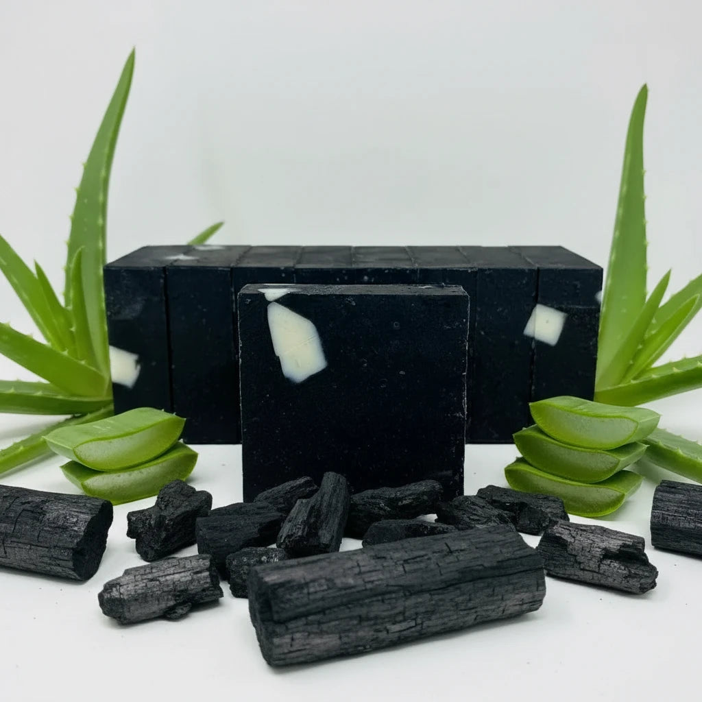 Charcoal Aloe Signature Bar Soap