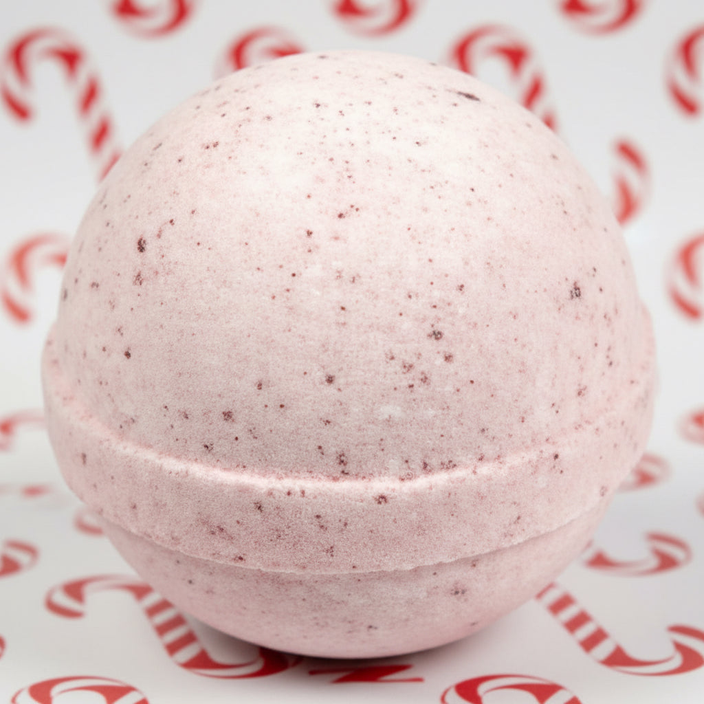 Candy Cane Bath Bomb