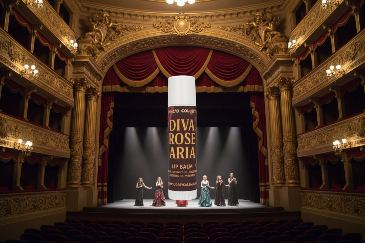 Diva Rose Aria Lip-Sync’d Lip Balm by SUDS BY SALEM™️