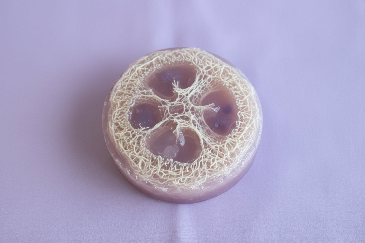 Light Lavender Loofah Soap