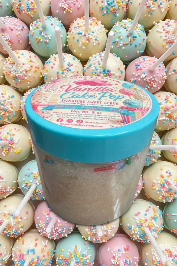 Vanilla Cake Pop Signature Sweet Scrub