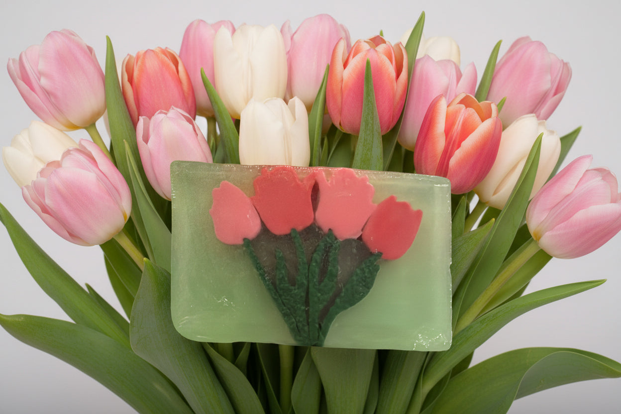 Tulips Crafted Bar Soap