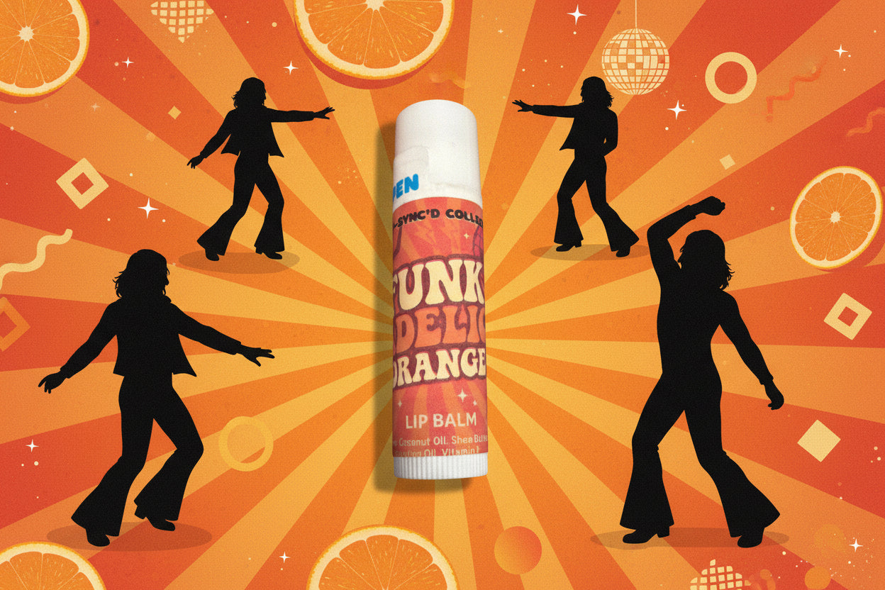 Funkadelic Orange Lip-Sync’d Lip Balm by SUDS BY SALEM™️