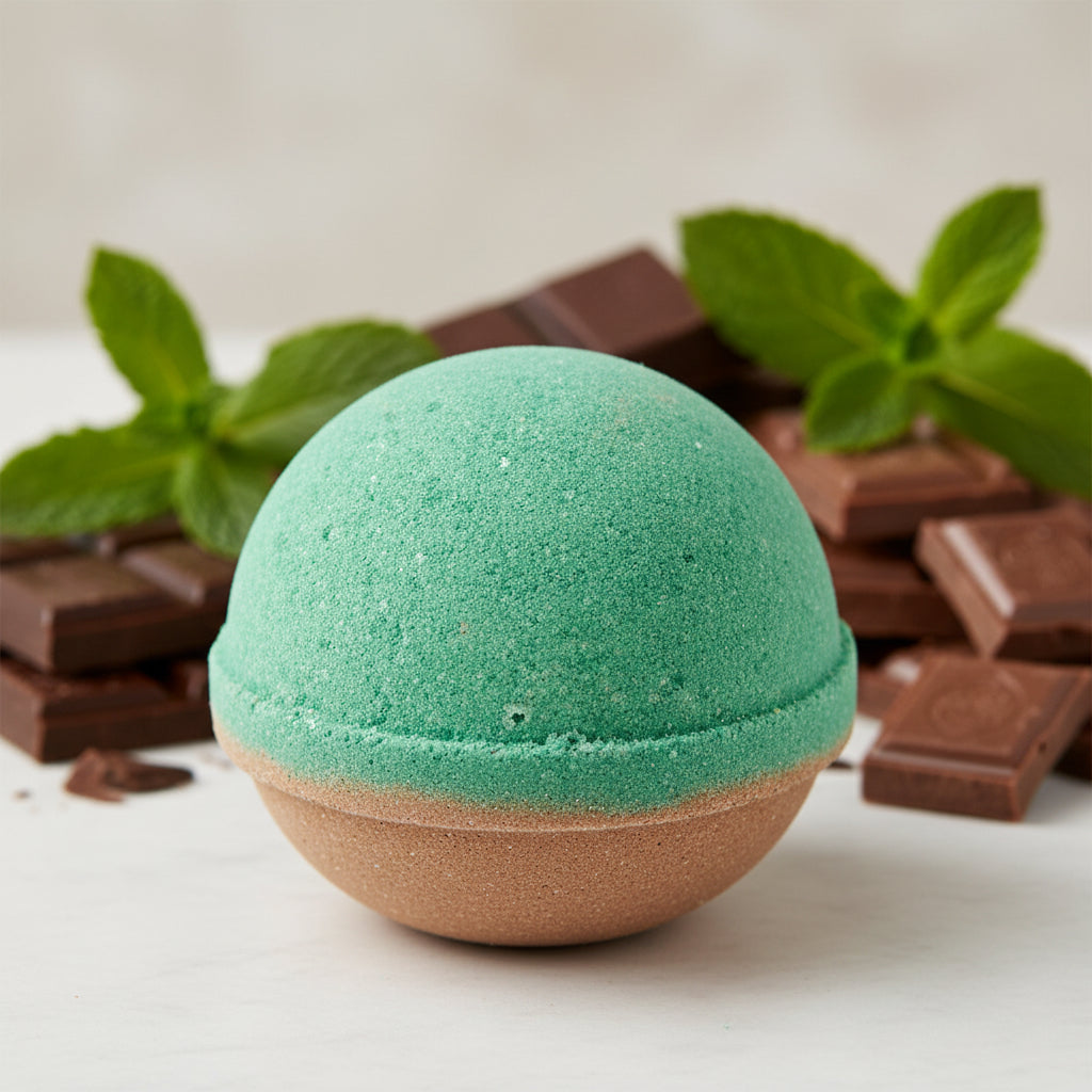 Chocolate Mint Bath Bomb