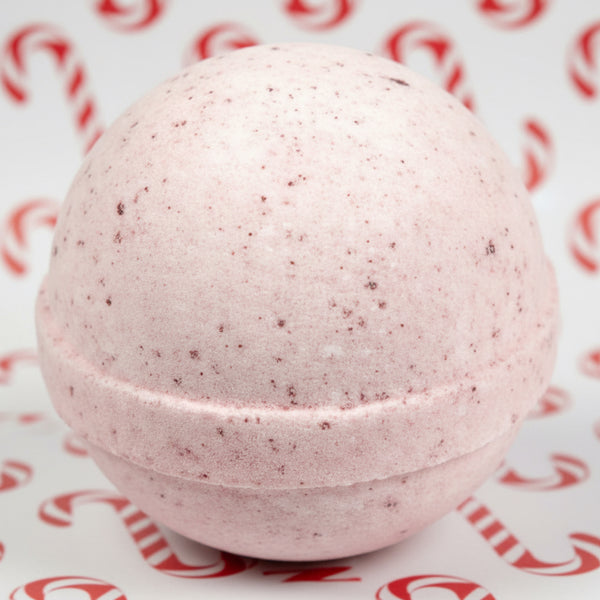 Candy Cane Bath Bomb