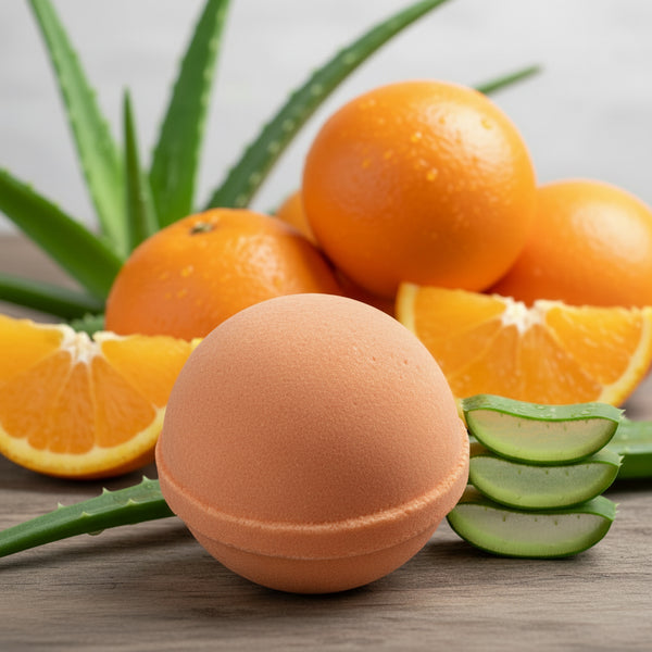 Orange Aloe Bath Bomb
